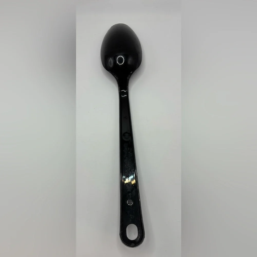Taylor Made Products Black Plastic Serving Spoon 13” Heat-Resistant Kitchen